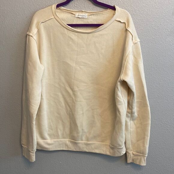 Treasure & Bond- cream sweatshirt- Size large - Picture 1 of 5